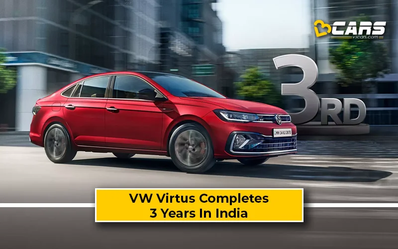 VW Virtus Completes 3 Years In India – Leads C-Sedan Sales