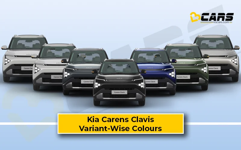 2025 Kia Carens Clavis – All Exterior Colour Options (Variant-Wise)