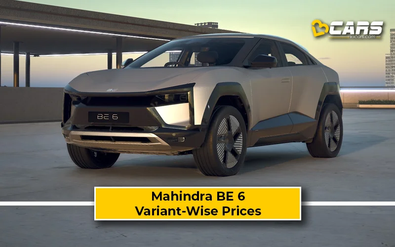 Mahindra BE 6 Full Variant-Wise Variant Price Revealed