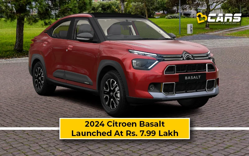 2024 Citroen Basalt Coupe SUV Launched