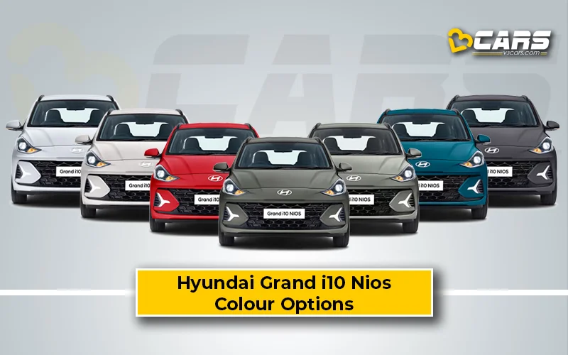 Hyundai Grand i10 Nios – All Exterior Colour Options (Variant-wise)