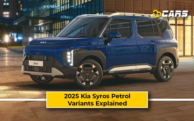 2025 Kia Syros Variants Explained