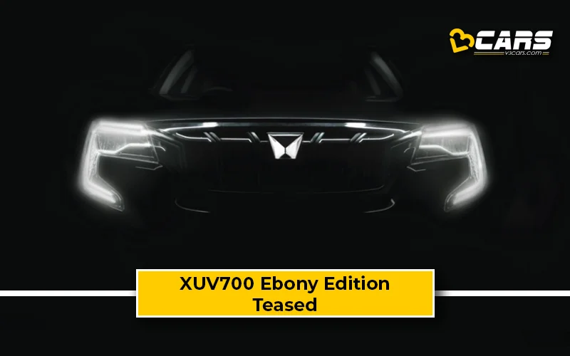 Mahindra XUV700 Ebony Edition Teased: Blacked-Out Style Arriving March 17