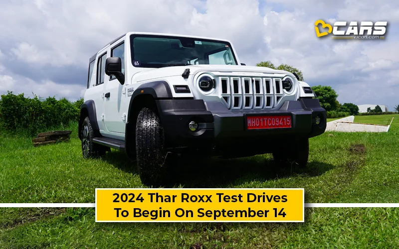 Mahindra Thar Roxx Test Drives