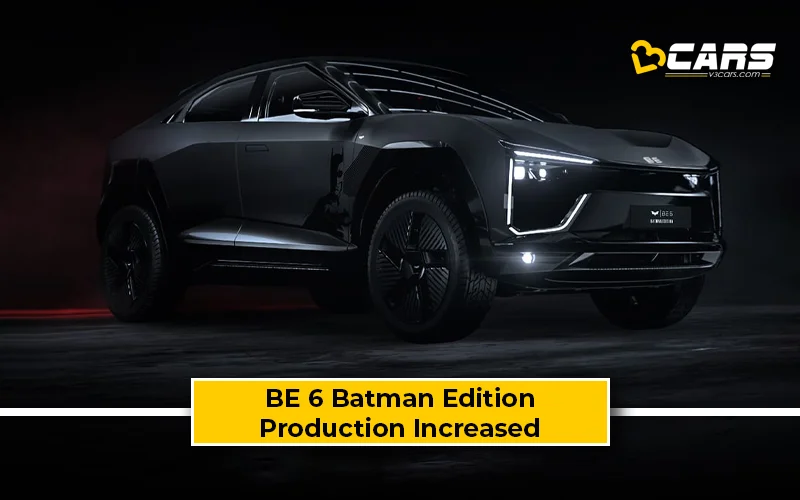 Mahindra BE 6 Batman Edition Bookings To Open Tomorrow
