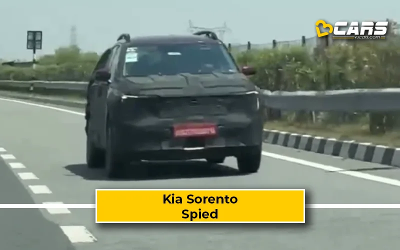 Kia Sorento Hybrid Spied In India Ahead Of Launch – Details