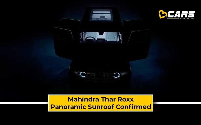 Mahindra Thar Roxx Panoramic Sunroof