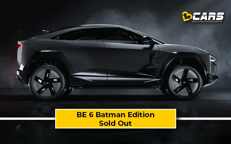 Mahindra BE 6 Batman Edition Sold Out Within Minutes