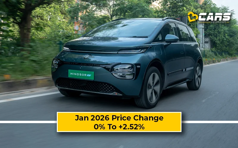 Exclusive: MG Windsor EV 2026 Jan Price Change — Hiked Up To 38k