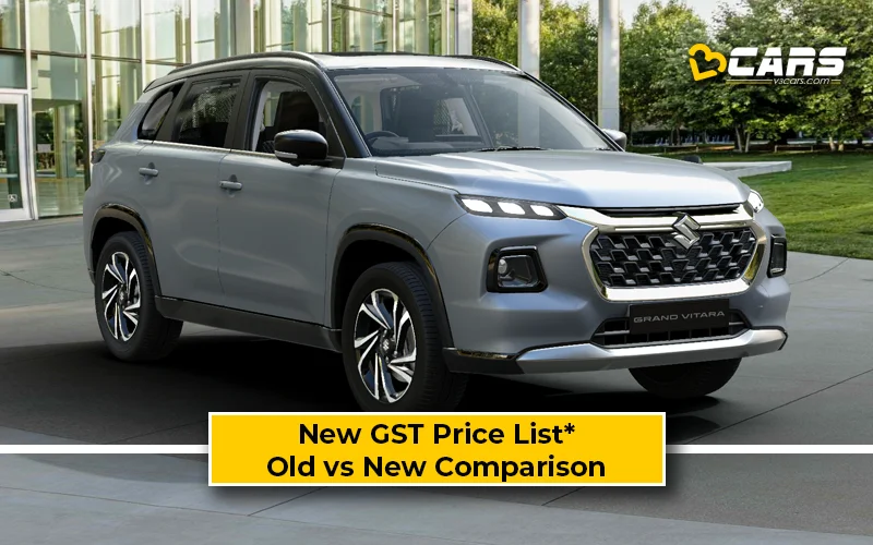 Maruti Grand Vitara — New GST Rate List