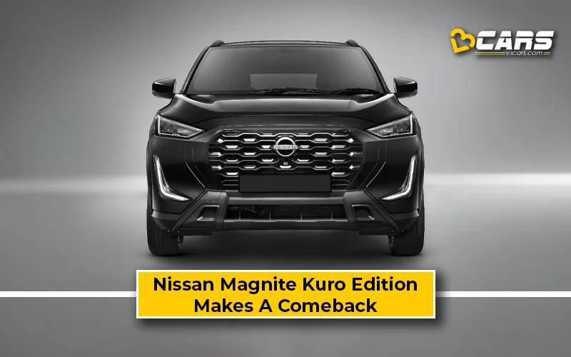2025 Nissan Magnite Kuro Edition Launched At Rs. 8.30 Lakh