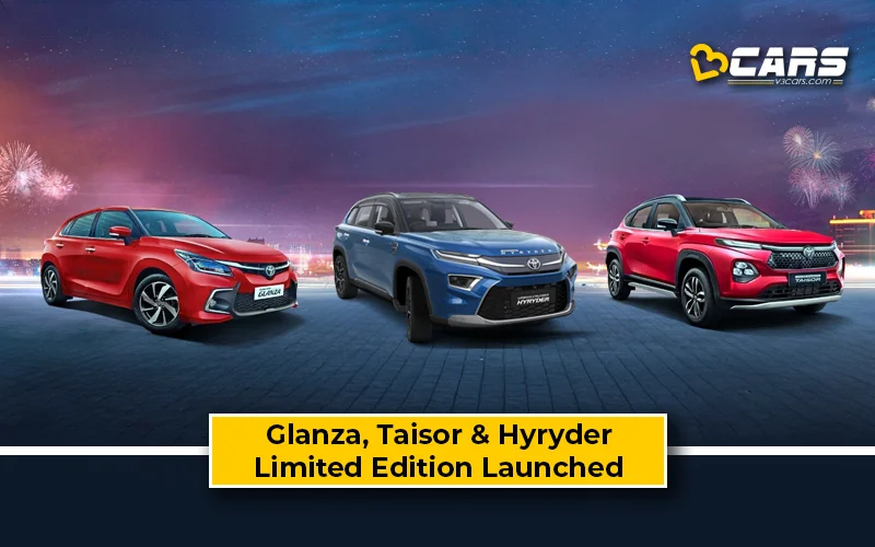 Toyota Announces Year-End Extravaganza With Special Limited Editions Of Glanza, Taisor & Hyryder