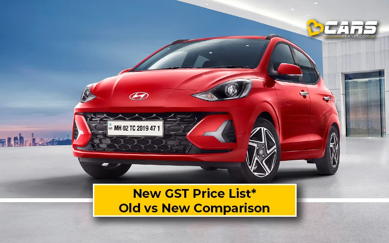 Hyundai i10 Nios — New GST Rate List