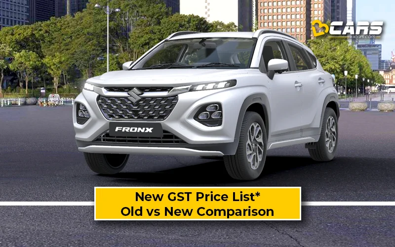 Maruti Fronx — New GST Rate List
