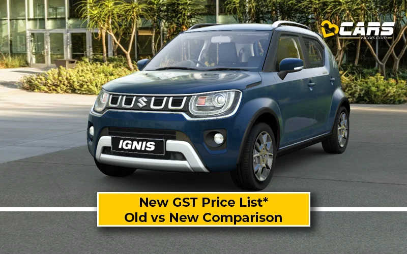 Maruti Ignis — New GST Rate List
