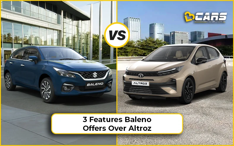 3 Features Maruti Baleno Offers But 2025 Tata Altroz Facelift Does Not
