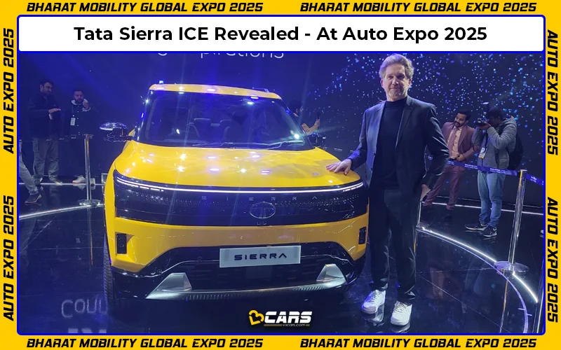 Auto Expo 2025: Tata Sierra Ice Revealed In Near-Production Form