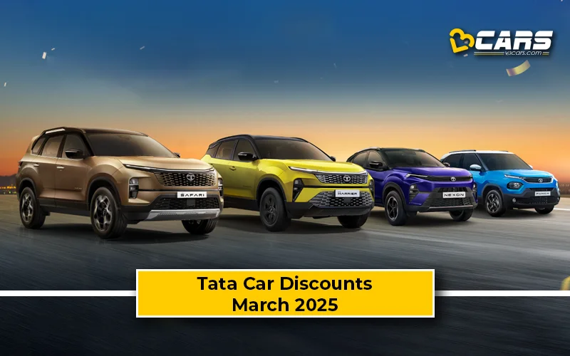 March 2025 — Tata Altroz, Tiago, Tigor, Nexon, Harrier Discount Offers