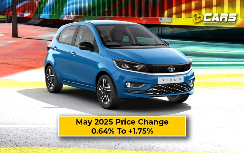 Tata Tiago 2025 Price Change — Hiked By Up To 10k