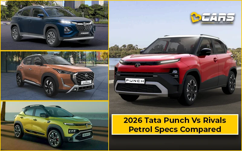 2026 Tata Punch Facelift Vs Rivals Petrol Specs Compared