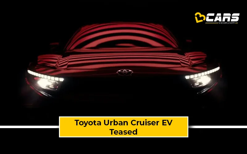 Toyota Urban Cruiser EV Teased Ahead Of India Launch