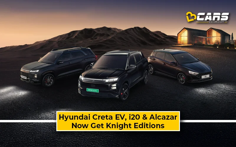 Hyundai i20, Creta Electric And Alcazar Knight Editions Launched
