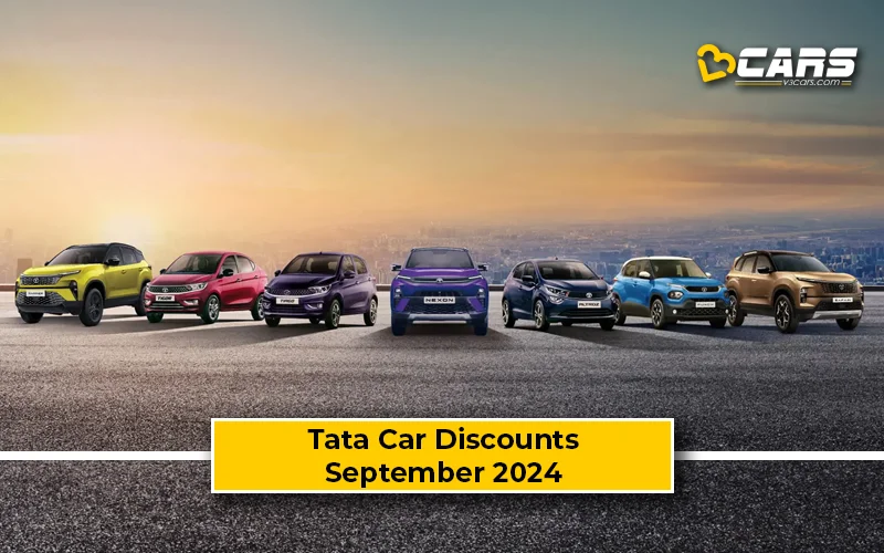 September 2024 — Tata Altroz, Tiago, Tigor, Nexon, Harrier Discount Offers