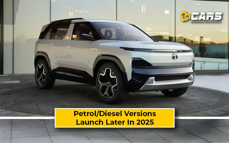 Tata Sierra To Get Petrol/Diesel Powertrain Options Later In 2025