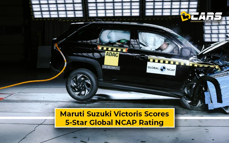 Maruti Suzuki Victoris Gets 5-Star Safety Rating From Global NCAP