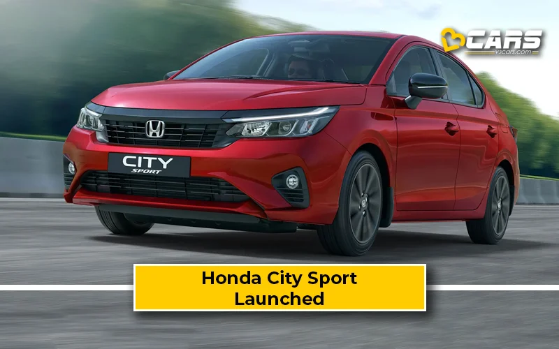 2025 Honda City Sport Launched At Rs. 14.89 Lakh