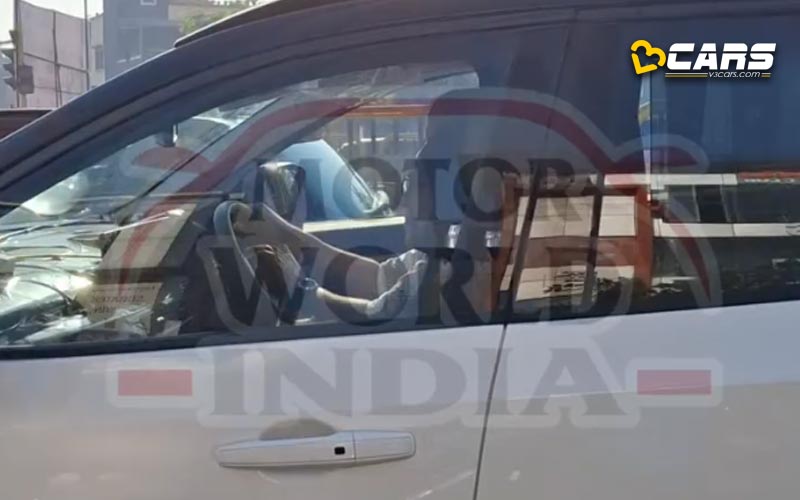 tata harrier ev spotted testing without camouflage ahead of launch