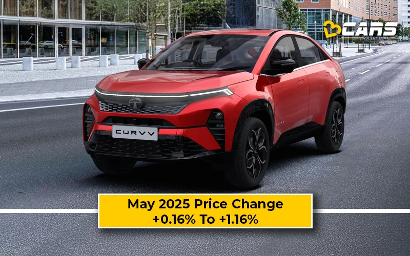 Tata Curvv 2025 Price Change — Hiked By Up To 13k
