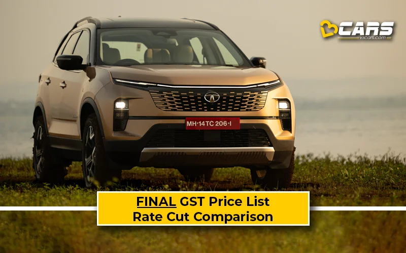 Final Tata Safari Price List After GST Rate Cut (Confirmed)