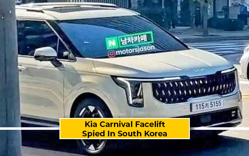 Kia Carnival Facelift Spied India Launch In 2024?