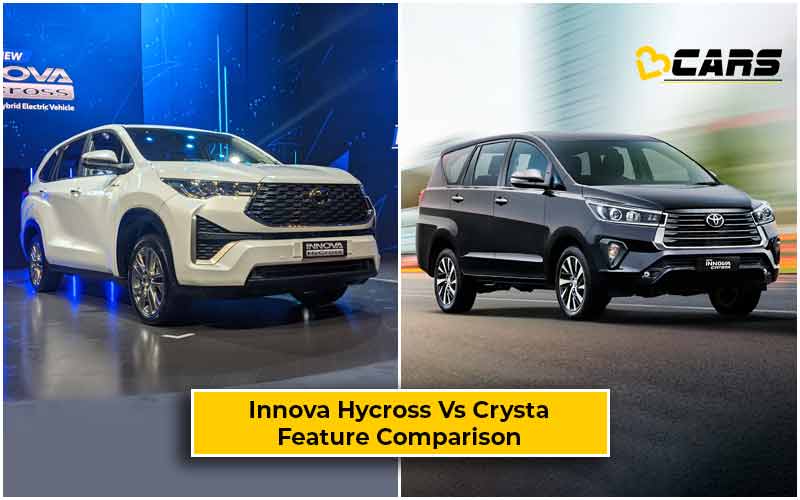 Toyota Innova Hycross Vs Innova Crysta Complete Comparison