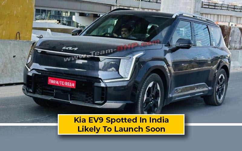 Kia EV9 Spotted In India For The First Time