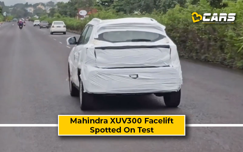 2024 Mahindra Xuv300 Facelift Spotted On Test