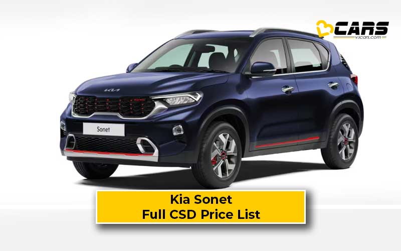 2023 Kia CSD Price List — VariantWise Prices