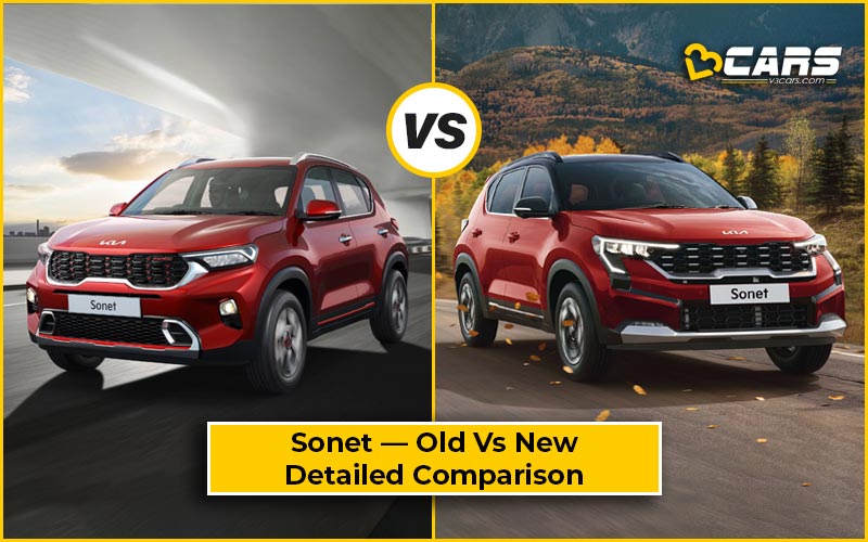 New 2024 Kia Sonet Facelift — Old Vs New — Detailed Comparison