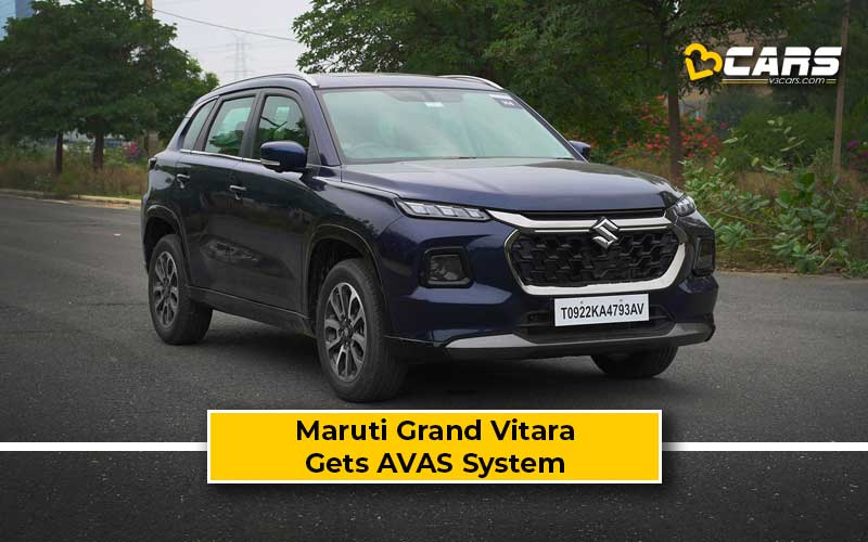 Maruti Suzuki Grand Vitara Hybrid Gets Avas Safety System