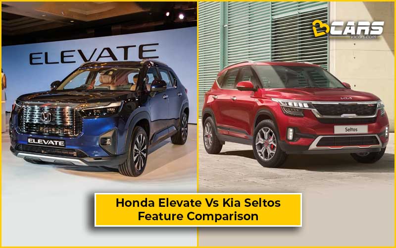 Honda Elevate Vs Kia Seltos Feature Comparison — Common, Unique Features
