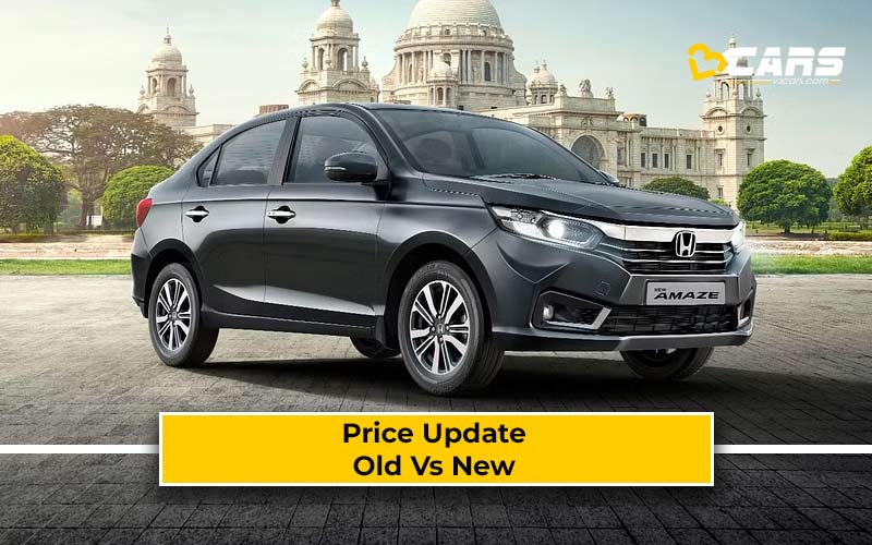 Honda Amaze Increased Prices Inside September 2023