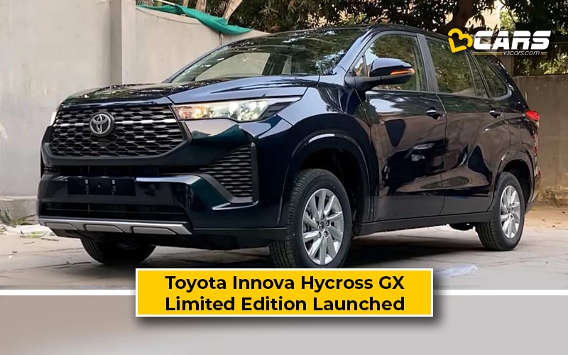 Toyota Innova Hycross GX Limited Edition Launched At Rs. 20.07 Lakh