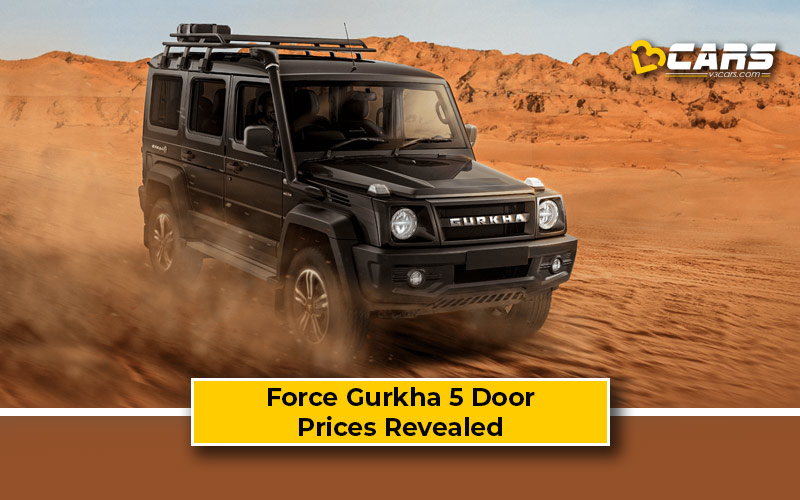 2024 Force Gurkha 5 Door Prices Revealed