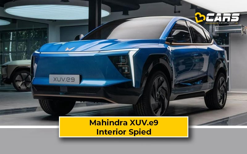 Mahindra XUV E9 Electric SUV Interior Spied Ahead Of Launch