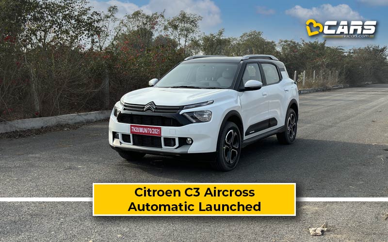 Citroen C3 Aircross Automatic Launched At Rs 12 49 Lakh