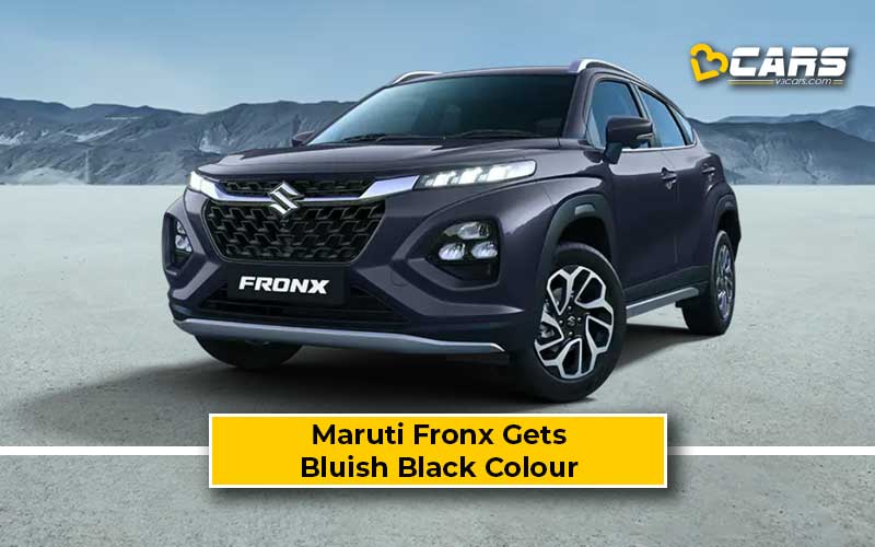 Maruti Suzuki Fronx Gets A New Bluish Black Colour