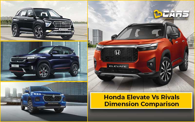 2023 Honda Elevate Vs Rivals — Dimension Comparison