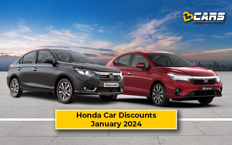 Honda Car Offers For January 2024 , Amaze, City