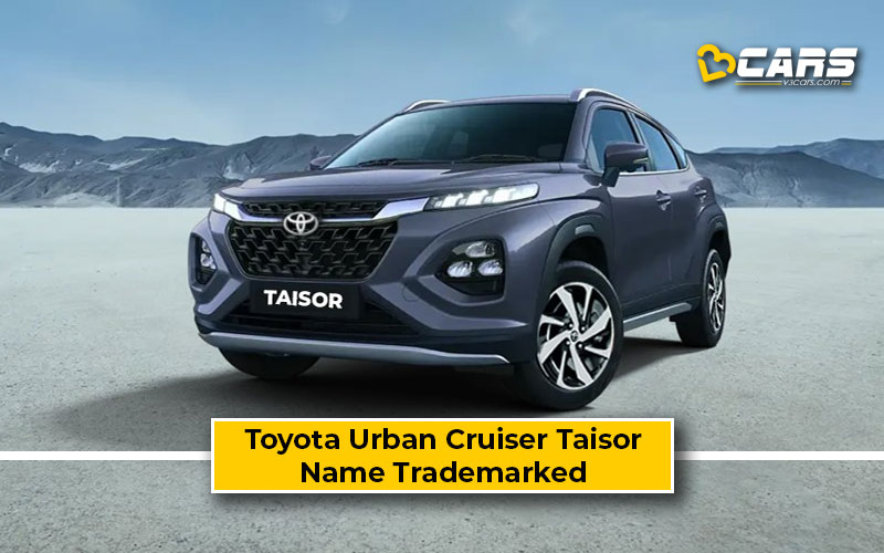 Toyota Urban Cruiser Taisor Name Trademarked